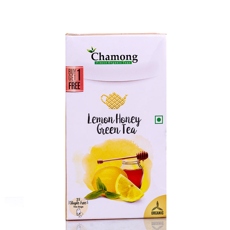 Chamong Honey Lemon Green Tea Bag 25pc(1+1)