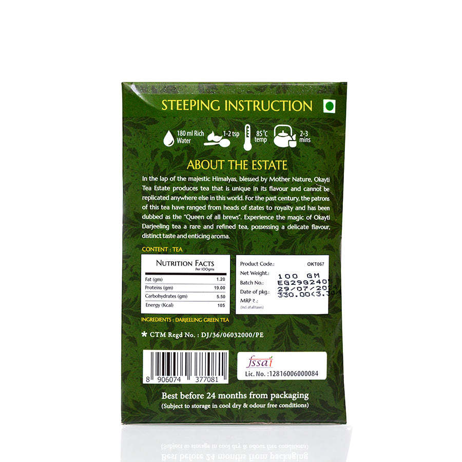 Okayti 1888 Emperor Green Tea 100g
