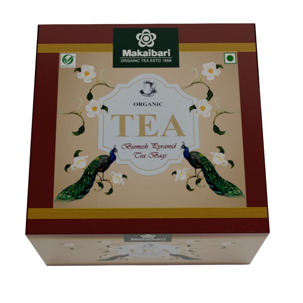 Makaibari Biodegradable Black Tea 50pc Tea Bags