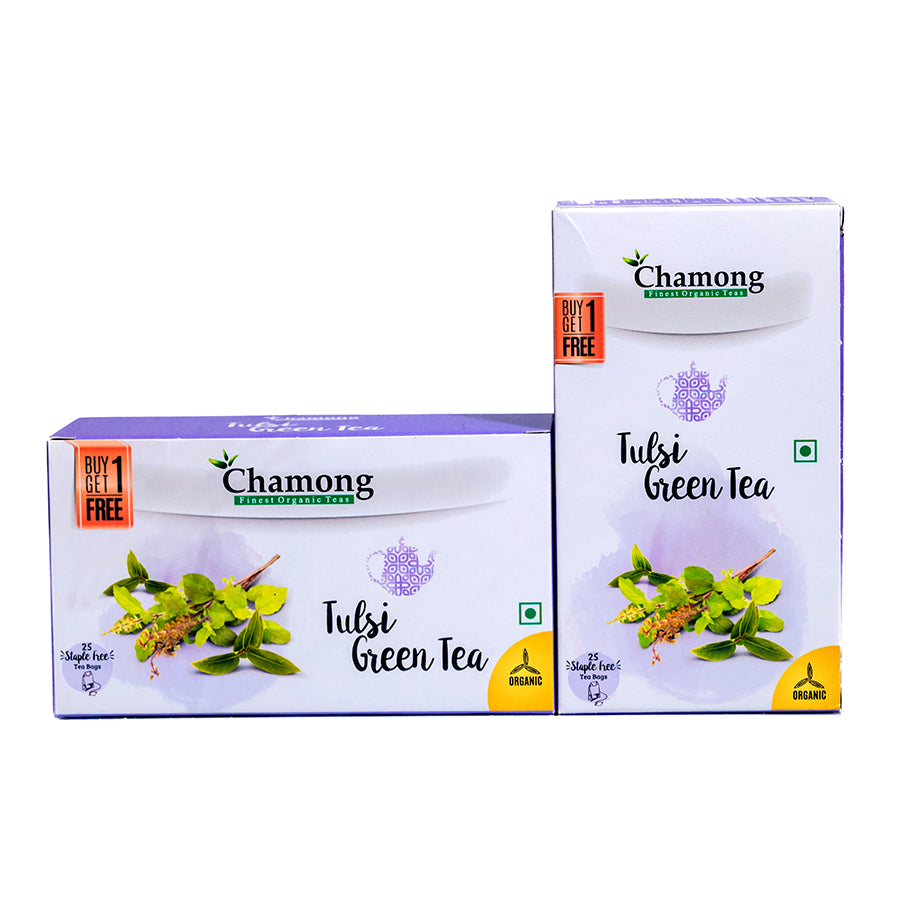 Chamong Tulsi Green Tea Bag 25pc(1+1)