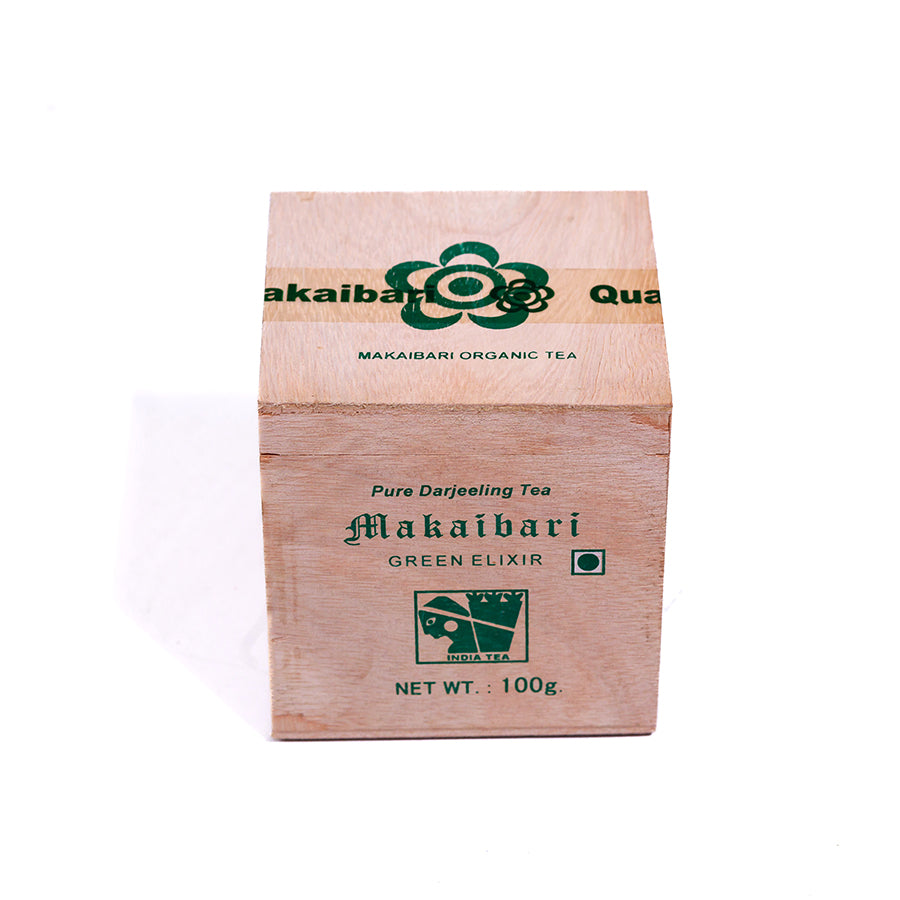 Makaibari Green Exhilir Wooden Box