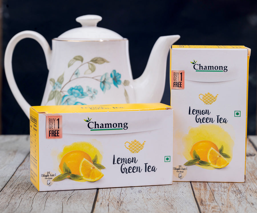 Chamong Lemon Green Tea Bag 25pc(1+1)