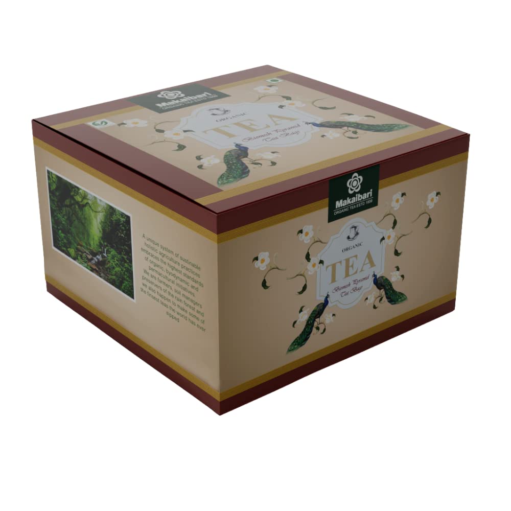 Makaibari Biodegradable Black Tea 50pc Tea Bags