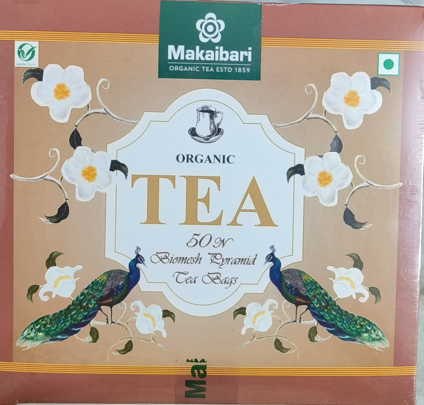 Makaibari Biodegradable Black Tea 50pc Tea Bags