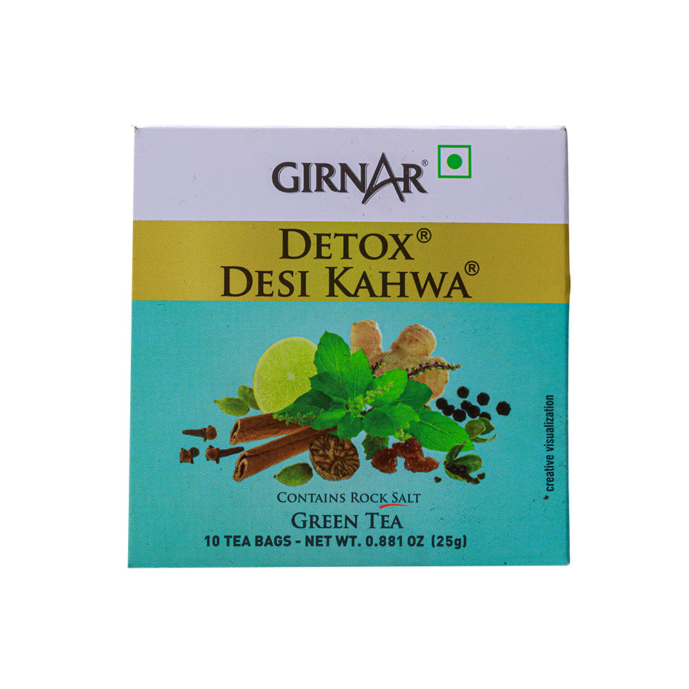 Girnar Detox Desi Kahwa Tea Bags 10pc