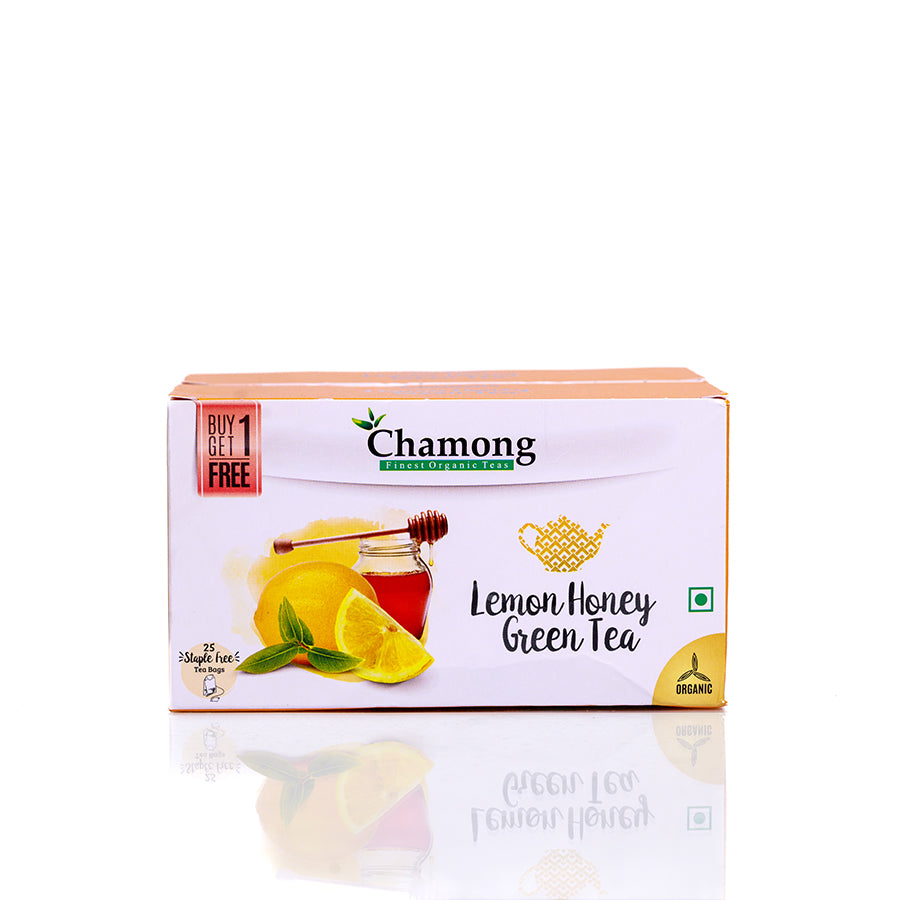 Chamong Honey Lemon Green Tea Bag 25pc(1+1)