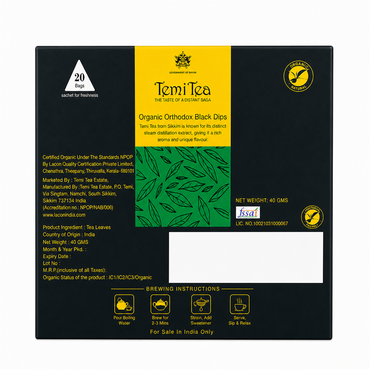 Temi Black Tea Bags 20pc