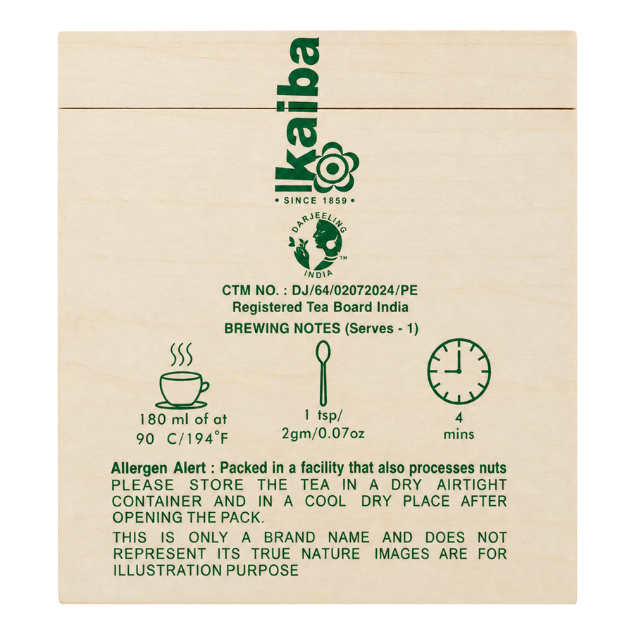 Makaibari Green Exhilir Wooden Box